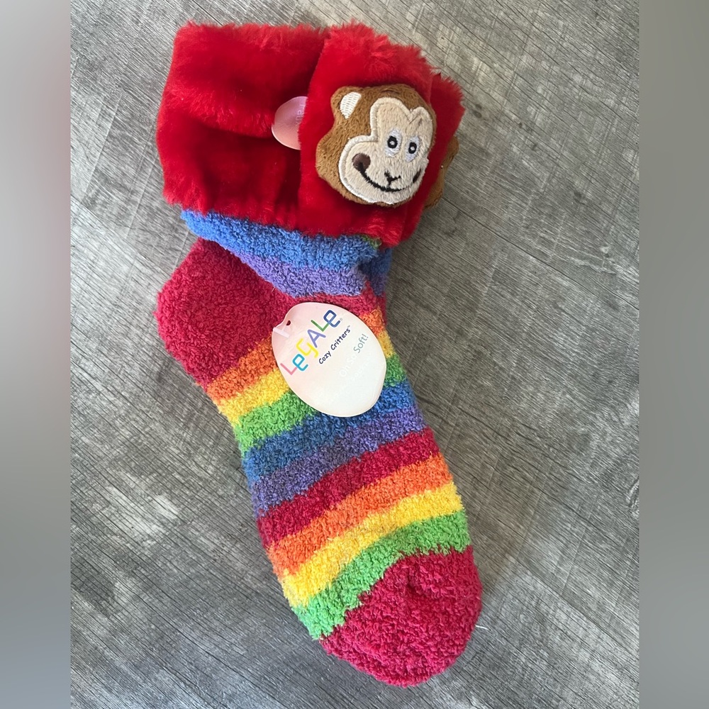 🆕LEGALE WOMEN'S WARM WINTER SOFT SOCKS 1 PAIR ONE SIZE MULTICOLORS NWT $14.00